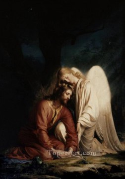 Christus in Gethsemane2 religion Carl Heinrich Bloch Ölgemälde